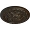 Ekena Millwork Acanthus Ceiling Medallion, Hand-Painted Stone Hearth Crackle, 11 3/8"OD x 2"P CM11ACSHC - alternate 2
